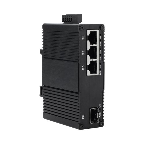 EKN0103GI Mini Industrial Gigabit Ethernet Switch, 3-Port RJ45 + 1-Port SFP