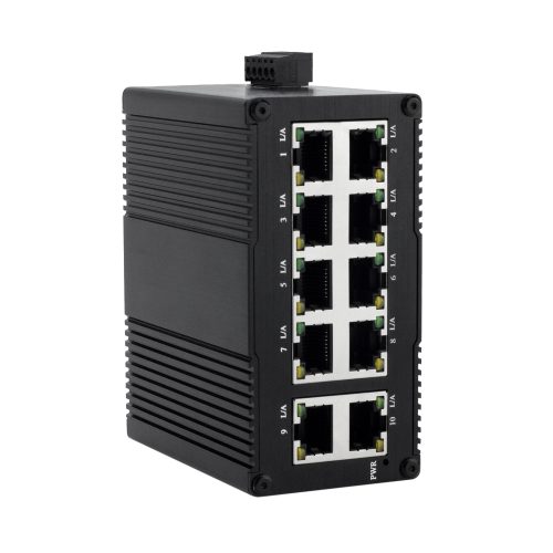 EKN1000GEP Mini Industrial 10-Port Gigabit PoE++ Ethernet Switch
