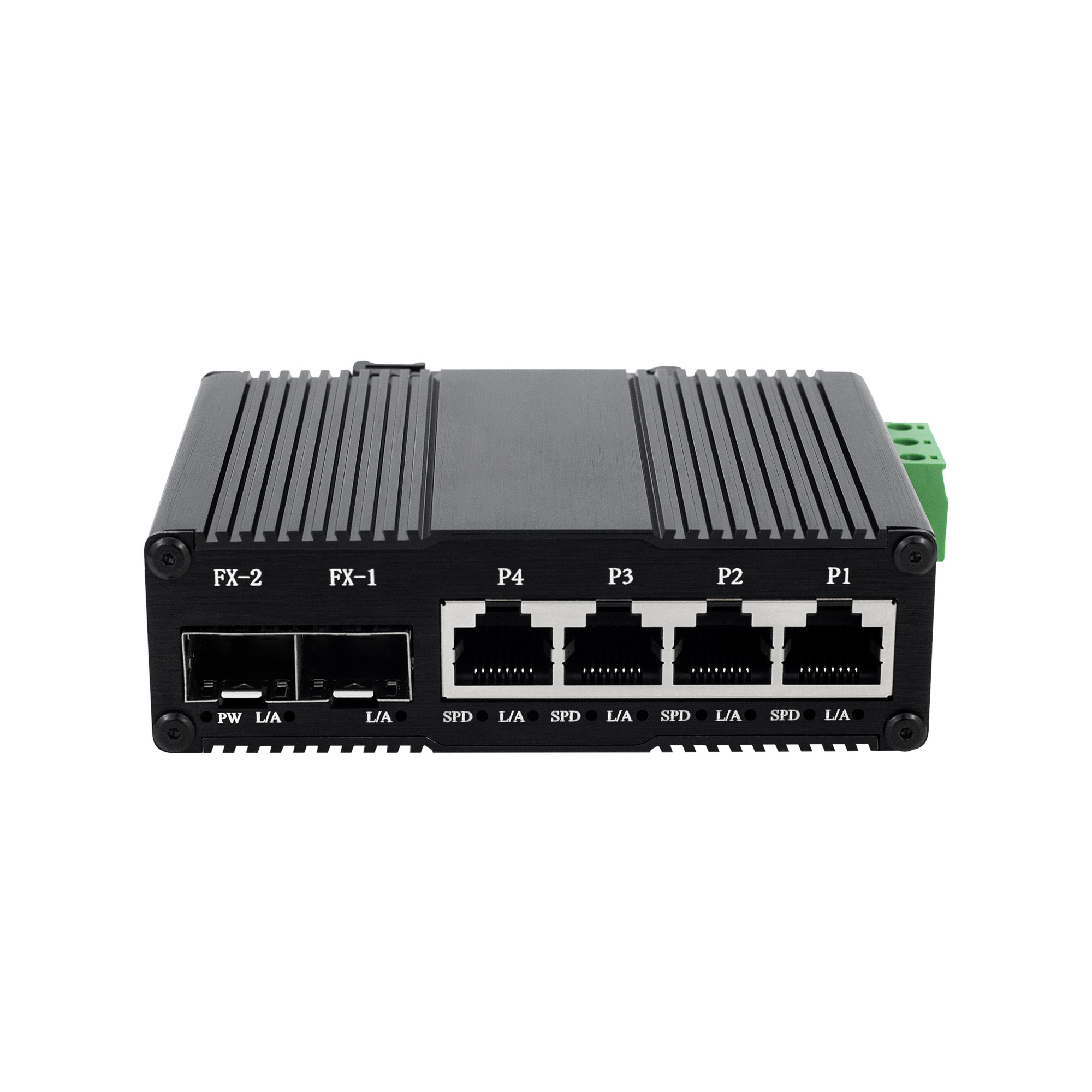 EKN0402GSA Industrial Gigabit Ethernet Switch, 4-Port RJ45 + 2-Port SFP, AC 85–250V Input - 图片 4