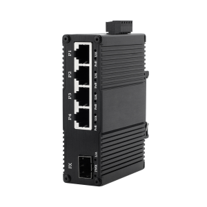 EKN0401GSP Mini Industrial 5-Port Gigabit Ethernet Switch, 4×10/100/1000Base-T + 1×1000Base-X