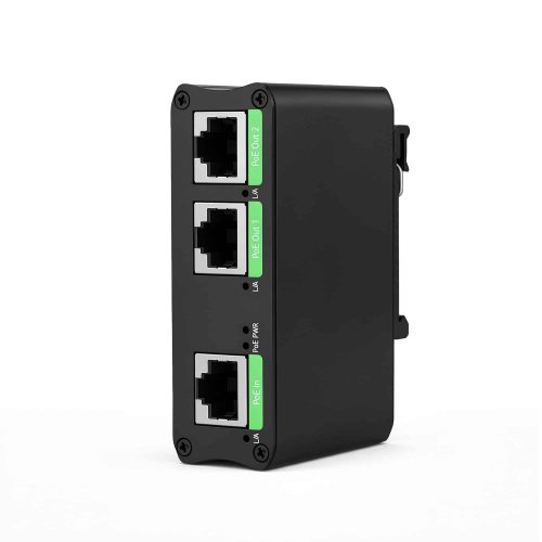 EKPX02G Mini 2-Port Gigabit PoE Extender, 1 Input to 2 PoE Outputs, 100m Extension